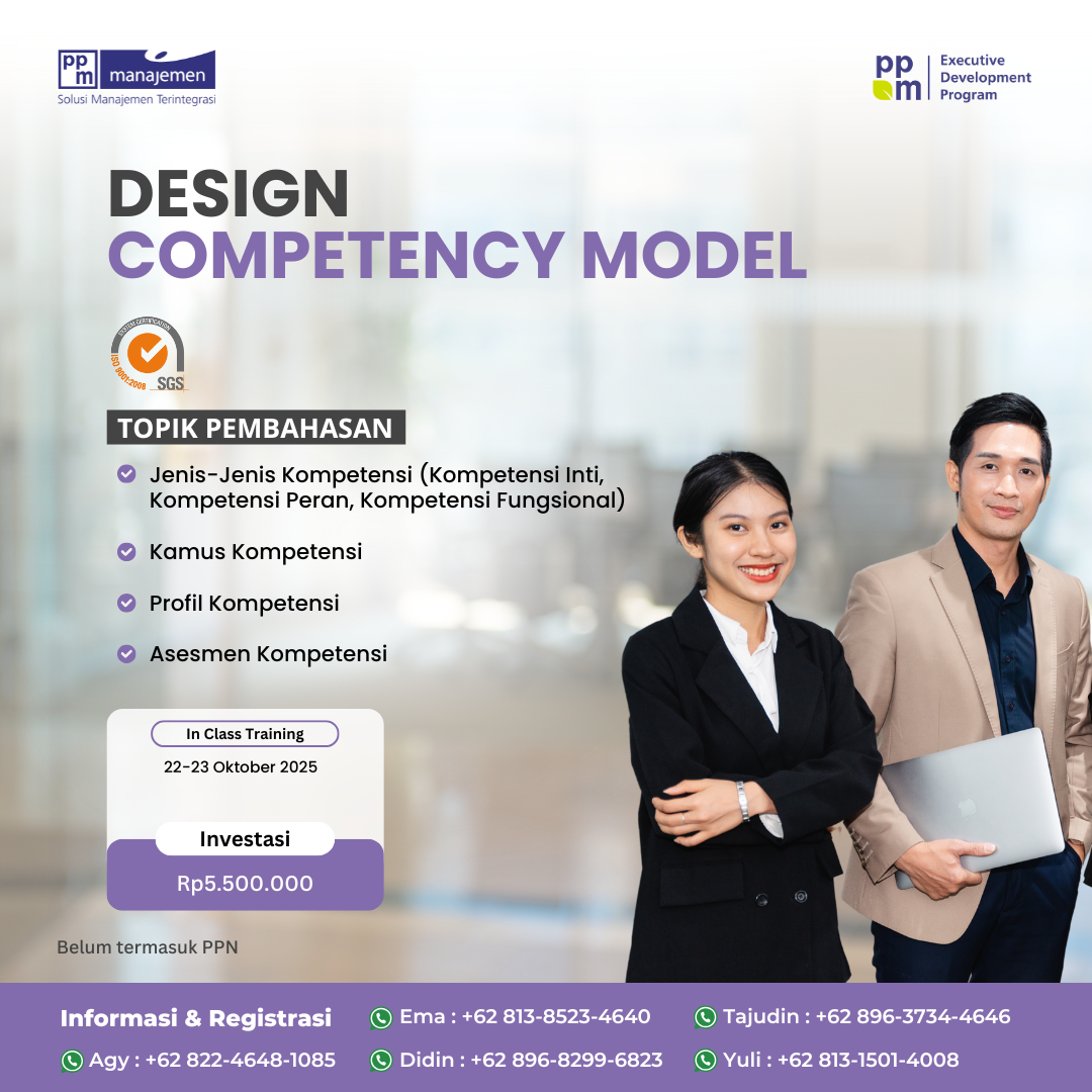 Design Competency Model [In Class Training] 22-23 Oktober 2025 | PBP